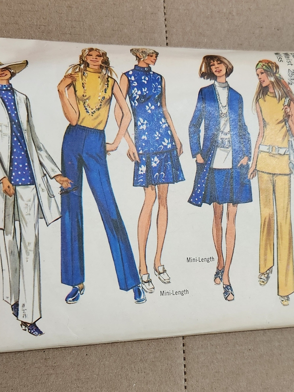 Vintage Simplicity 9212 Wide-Leg Pants, Tunic, Skurt & Jacket